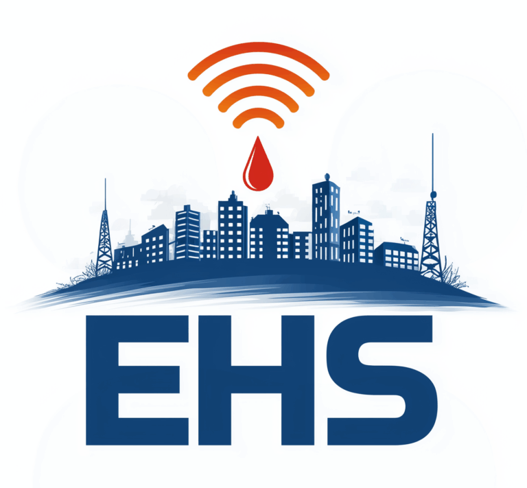 EHS Logo. Electro hypersensibility. Electro sensitive.